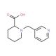 1-(pyridin-3-ylmethyl)piperidine-2-carboxylic acid (CAS 1025019-22-0) - chemical structure image