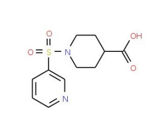 1-(pyridin-3-ylsulfonyl)piperidine-4-carboxylic acid - chemical structure image