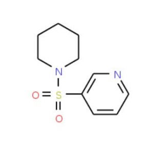 1-(Pyridin-3-ylsulphonyl)piperidine (CAS 26103-49-1) - chemical structure image