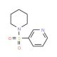 1-(Pyridin-3-ylsulphonyl)piperidine (CAS 26103-49-1) - chemical structure image