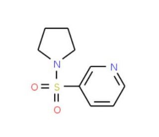 1-(Pyridin-3-ylsulphonyl)pyrrolidine (CAS 26103-51-5) - chemical structure image
