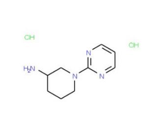 1-(Pyrimidin-2-yl)piperidin-3-amine dihydrochloride - chemical structure image