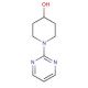 1-Pyrimidin-2-yl-piperidin-4-ol (CAS 893755-98-1) - chemical structure image