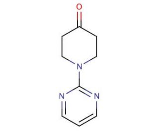 1-(pyrimidin-2-yl)piperidin-4-one (CAS 116247-92-8) - chemical structure image