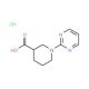 1-(Pyrimidin-2-yl)piperidine-3-carboxylic acid hydrochloride - chemical structure image