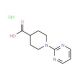1-(Pyrimidin-2-yl)piperidine-4-carboxylic acid hydrochloride - chemical structure image