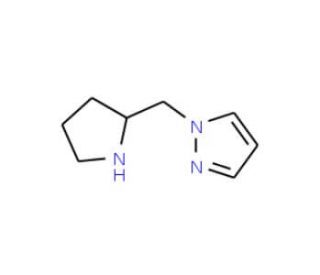 1-(Pyrrolidin-2-ylmethyl)-1H-pyrazole - chemical structure image