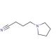1-Pyrrolidinebutyronitrile (CAS 35543-25-0) - chemical structure image