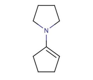 1-Pyrrolidino-1-cyclopentene (CAS 7148-07-4) - chemical structure image