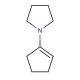 1-Pyrrolidino-1-cyclopentene (CAS 7148-07-4) - chemical structure image