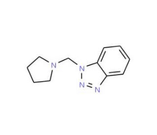(1-Pyrrolidinylmethyl)benzotriazole, mixture of Bt1 and Bt2 isomers (CAS 19213-23-1) - chemical structure image