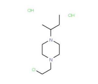 1-sec-Butyl-4-(2-chloro-ethyl)-piperazine dihydrochloride - chemical structure image