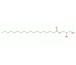 1-Stearoyl-rac-glycerol (CAS 123-94-4) - chemical structure image