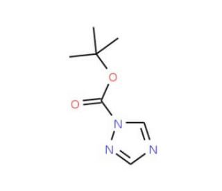 1-tert-Butoxycarbonyl-1,2,4-triazole (CAS 41864-24-8) - chemical structure image