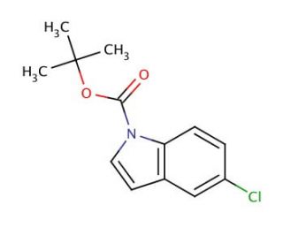 1-(tert-Butoxycarbonyl)-5-chloroindole (CAS 129822-48-6) - chemical structure image