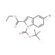 1-(tert-Butyl) 2-ethyl 5-bromo-1H-indole-1,2-dicarboxylate - chemical structure image