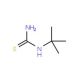 1-tert-Butyl-2-thiourea (CAS 7204-48-0) - chemical structure image