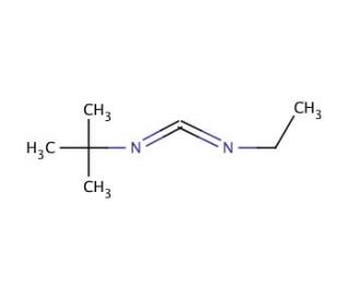 1-tert-Butyl-3-ethylcarbodiimide (CAS 1433-27-8) - chemical structure image