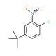 1-tert-Butyl-3-nitro-4-chlorobenzene (CAS 58574-05-3) - chemical structure image