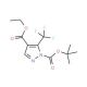 1-(tert-Butyl) 4-ethyl 5-(trifluoromethyl)-1H-pyrazole-1,4-dicarboxylate - chemical structure image