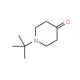 1-tert-Butyl-4-piperidinone (CAS 1465-76-5) - chemical structure image