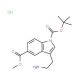 1-(tert-Butyl) 5-methyl 3-(2-aminoethyl)-1H-indole-1,5-dicarboxylate hydrochloride - chemical structure image
