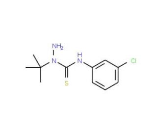 1-tert-butyl-N-(3-chlorophenyl)hydrazinecarbothioamide - chemical structure image