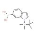 1-(tert-Butyldimethylsilyl)-1H-indol-6-ylboronic acid (CAS 913835-60-6) - chemical structure image