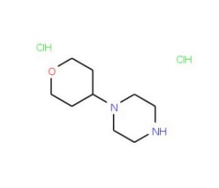 1-(Tetrahydro-2H-pyran-4-yl)piperazine dihydrochloride - chemical structure image