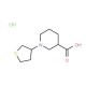 1-(Tetrahydro-3-thienyl)piperidine-3-carboxylic acid hydrochloride - chemical structure image