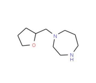 1-(tetrahydrofuran-2-ylmethyl)-1,4-diazepane - chemical structure image