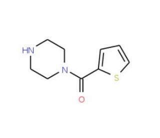 1-(thien-2-ylcarbonyl)piperazine (CAS 52063-83-9) - chemical structure image