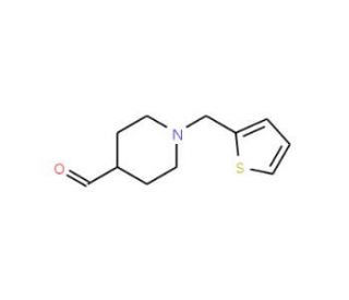 1-(Thien-2-ylmethyl)piperidine-4-carboxaldehyde (CAS 926921-80-4) - chemical structure image