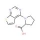 1-thieno[2,3-d]pyrimidin-4-ylpyrrolidine-2-carboxylic acid - chemical structure image