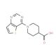 1-(Thieno[3,2-d]pyrimidin-4-yl)piperidine-4-carboxylic acid (CAS 910037-25-1) - chemical structure image