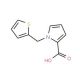 1-(thiophen-2-ylmethyl)-1H-pyrrole-2-carboxylic acid - chemical structure image