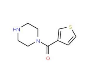 1-(thiophen-3-ylcarbonyl)piperazine - chemical structure image