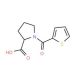 1-(Thiophene-2-carbonyl)-pyrrolidine-2-carboxylic acid (CAS 117918-58-8) - chemical structure image