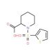 1-(thiophene-2-sulfonyl)piperidine-2-carboxylic acid - chemical structure image