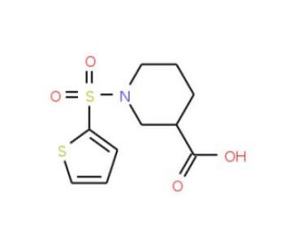 1-(Thiophene-2-sulfonyl)-piperidine-3-carboxylic acid - chemical structure image
