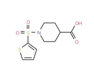 1-(Thiophene-2-sulfonyl)-piperidine-4-carboxylic acid - chemical structure image