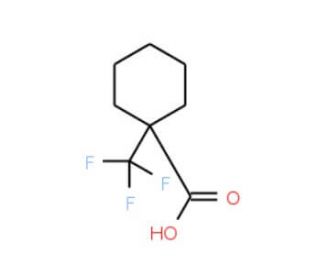 1-(Trifluoromethyl)cyclohexanecarboxylic acid - chemical structure image