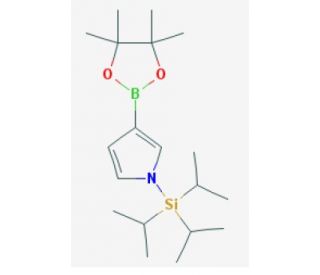 1-Triisopropylsilanyl-1h-pyrrole-3-boronic acid pinacol ester (CAS 365564-11-0) - chemical structure image