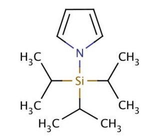 1-(Triisopropylsilyl)pyrrole (CAS 87630-35-1) - chemical structure image