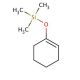 1-(Trimethylsiloxy)cyclohexene (CAS 6651-36-1) - chemical structure image