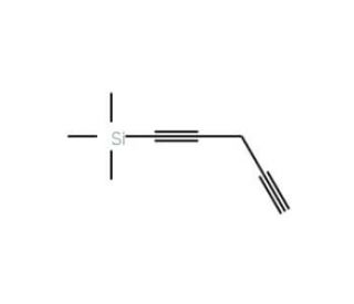 1-Trimethylsilyl-1,4-pentadiyne (CAS 71789-10-1) - chemical structure image
