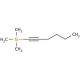 1-Trimethylsilyl-1-hexyne (CAS 3844-94-8) - chemical structure image