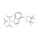 1-Tris(isopropylsilyl)-1H-indole-4-boronic acid, pinacol ester (CAS 690632-17-8) - chemical structure image