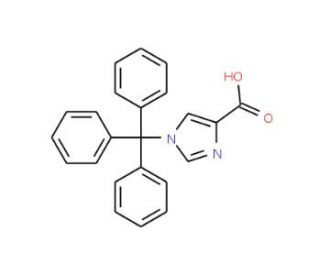 1-Trityl-1H-imidazole-4-carboxylic acid (CAS 191103-80-7) - chemical structure image