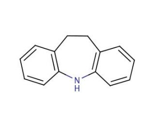 10,11-Dihydro-5H-dibenz[b,f]azepine (CAS 494-19-9) - chemical structure image